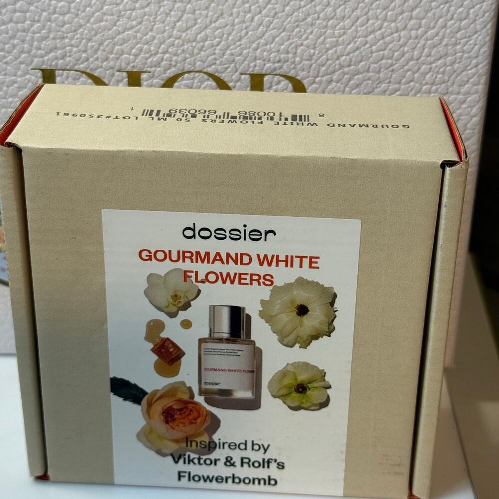 Dossier Gourmand White Flowers - EDP- 50 mL - NEW in Box